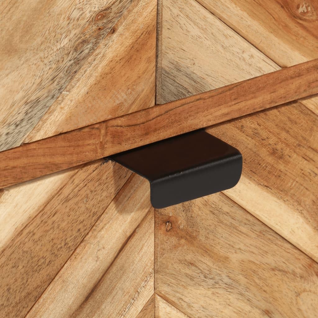 Armadietto da bagno, 40 x 30 x 100 cm, in legno massello di acacia e ferro, con 4 cassetti, per bagno, contenitore per sapone, shampoo, dentifricio