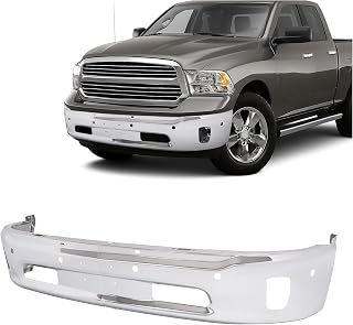 HECASA Front Bumper Face BarCH1002402, 68160857AAOnly Steel Chrome Silvery