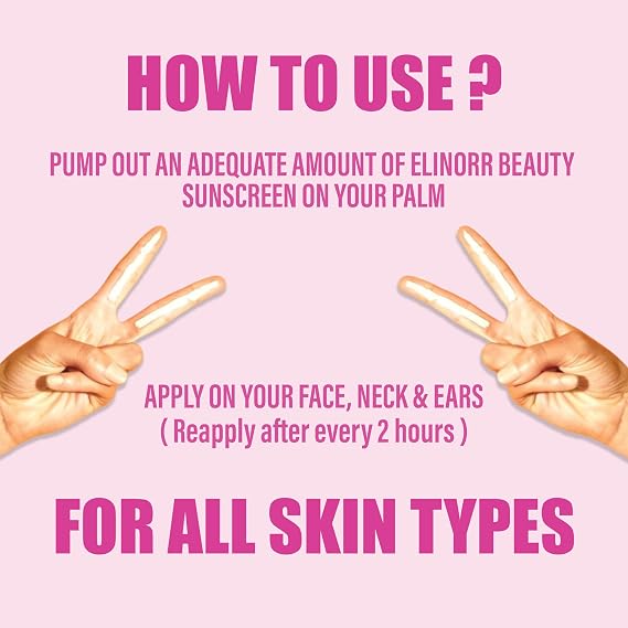 Sunscreen Gel SPF 50 PA++++ | Skin Brigthening | UVA & UVB Protection | Blue Light Protection | Vitamin C | Non-Greasy For All Skin Types