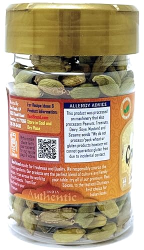 Miniatura 4 de Rani Green Cardamomomo Pods Spice (Hari Elachi) - Tarro PET de 2 onzas (1.98 oz)  Todo natural  Vegano  Apto para gluten, sin OMG  Producto de la