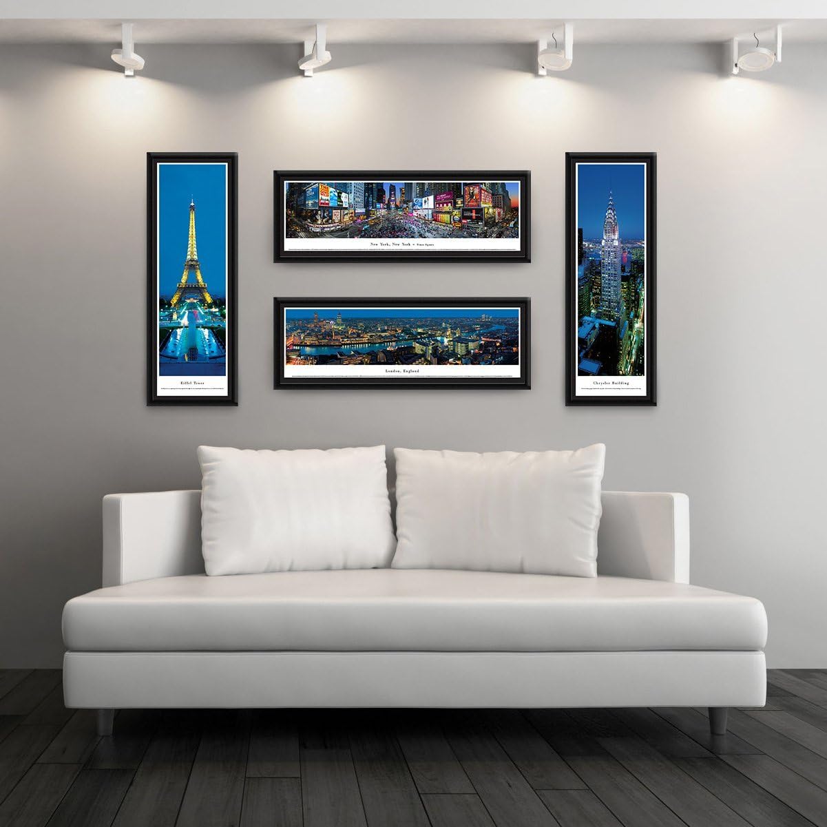 Eiffel Tower - Blakeway Panoramas Icon Posters with Select Frame