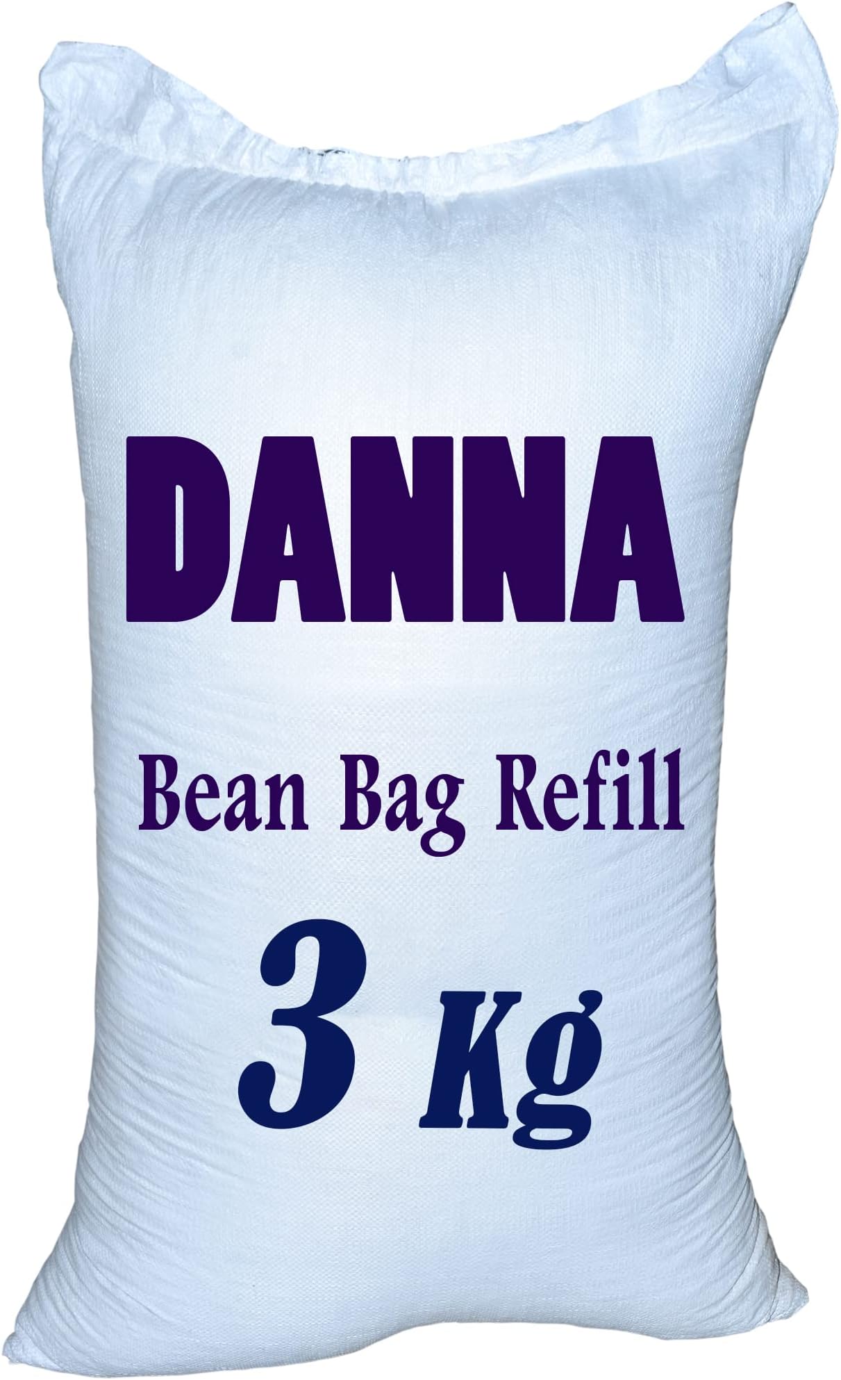 DANNA White Bean Bag Refill for Home Office Chair Sofa Fill Refill Pack of 3 kg White Beans