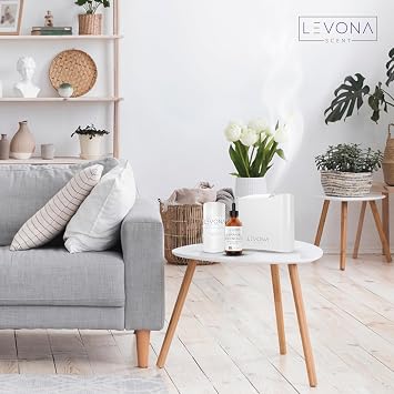 Levona Scent Essential Oils - Scents for Home, Hotel & Office Use - Perfect for Home Diffuser & Humidifiers - Aroma Fragrance Oil, Ideal for Massage, Relaxation, and Spa - Sapphire Moonlight, 120ml
