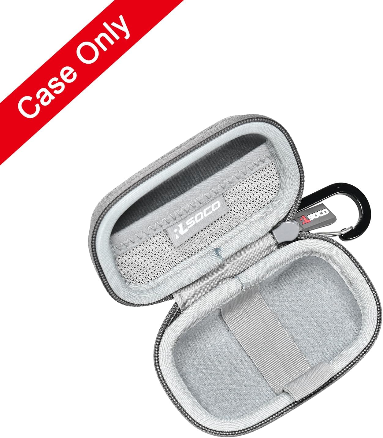 RLSOCO Carrying Case for Anker Nano Power Bank with Built-in USB-C Connector/with Built-in MFi Certified Lightning Connector Portable Charger - Grey (Case Only) image 2