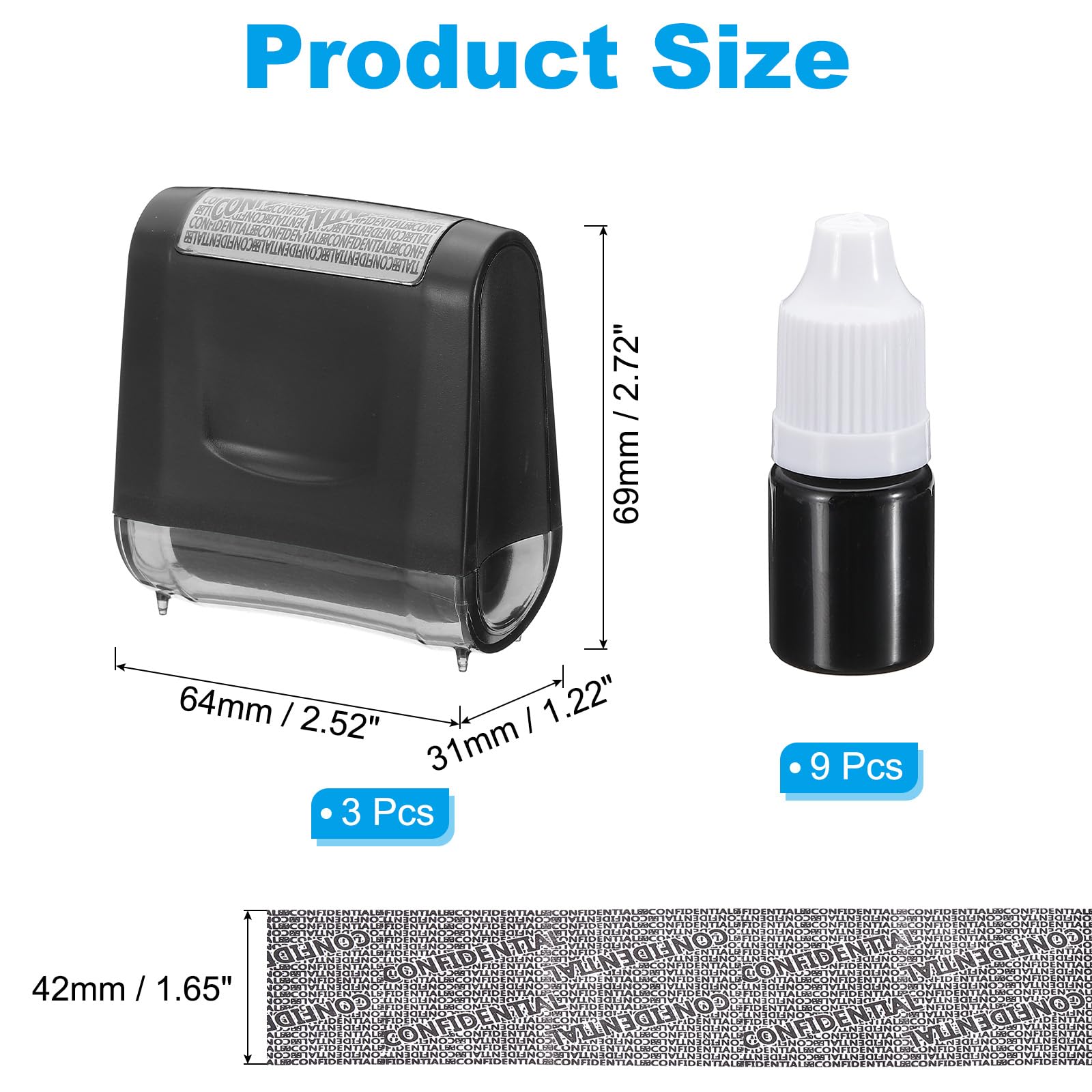 PATIKIL Identity Theft Protection Roller Stamp - Image 2