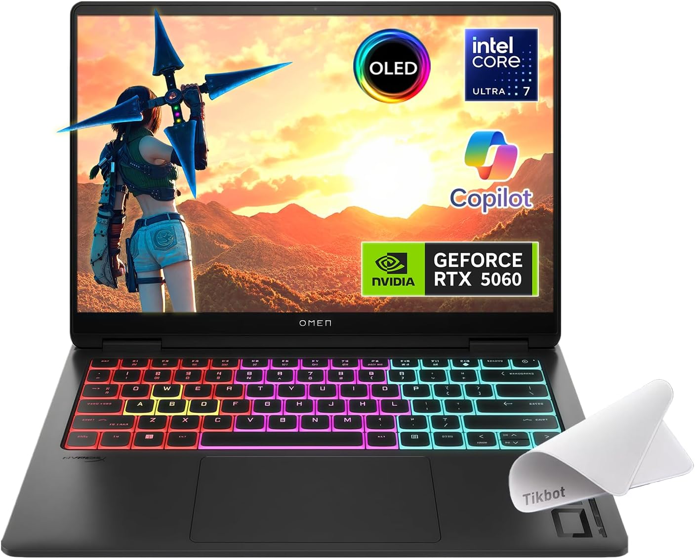 HP OMEN Transcend 14″ 120Hz 3K OLED Gaming Laptop – Intel Core Ultra 7-255H – NV…