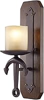 Vista 1 de Livex Lighting 4861-67 Aplique de pared Cape May de 1 luz, bronce antiguo