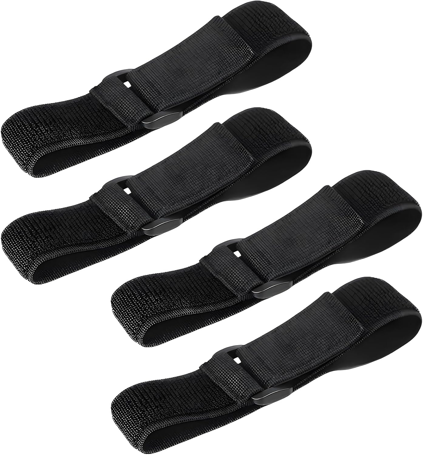 louuuou 4 PCS Adjustable Straps Yoga Mat Strap, Elastic Straps Adjustable Elastic Strap, Suitable for Fixing Camping Tents, Bike Racks and Road Travel Luggage with Yoga Mats