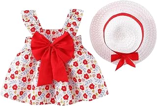 Vestido xadrez para meninas grandes, bebês meninas, floral, sem mangas, princesa, verão, costas, laço, vestido