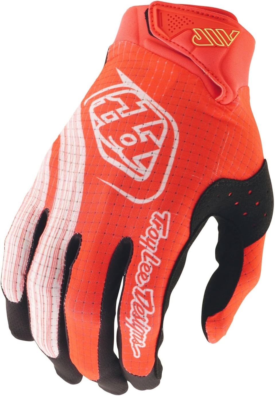 Troy Lee Designs Air Adult Motocross MX Off-Road Mountain Bike BMX Glove, Stripes Infra Red/Black, X-Large