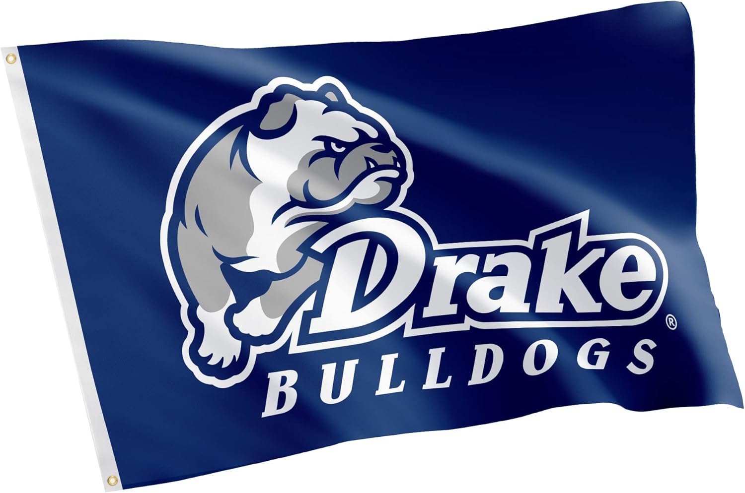 Desert Cactus Drake University DU Flag - 3 x 5 Feet Bulldogs Banner, Indoor/Outdoor Durable Fabric, 100% Polyester Design (Style 1)