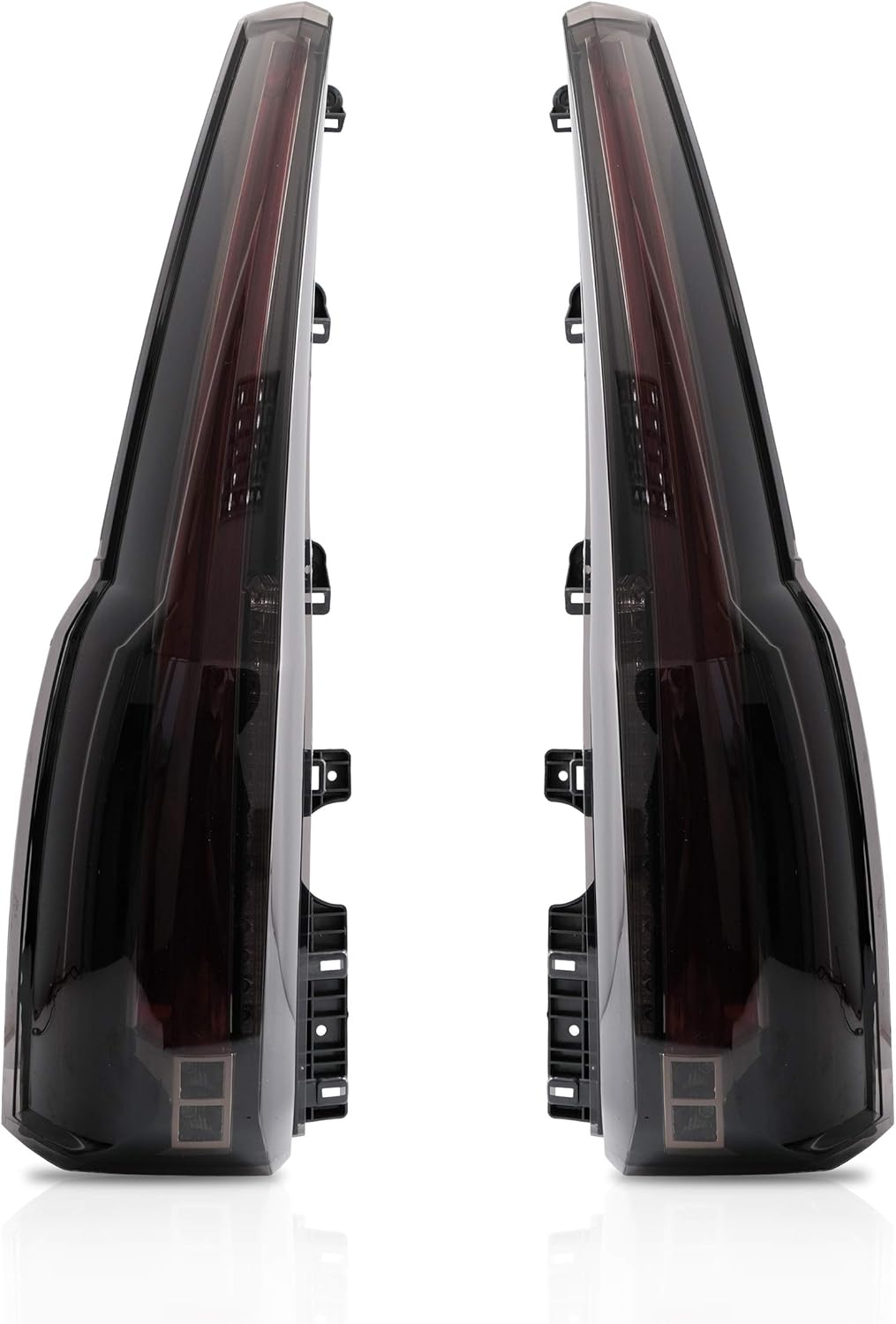 VLAND Tail lights Assembly Fit for 2015-2020 GMC Yukon, Rear Lamp with DRL, Back light w/Fog Lights & Turn Signal, Plug-and-play, Smoked