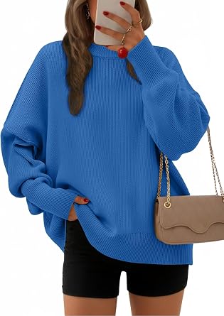 EFAN Womens Oversized Sweaters Batwing Sleeve 2026 Fall Fashion Outfits
