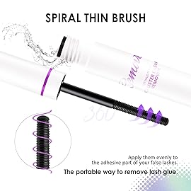 Lash Glue Remover for DIY Lash Extensions, Eyelash Glue Remover Oil Texture Gentle & Deep Clean, Quick Dissolve Residue (5ml)