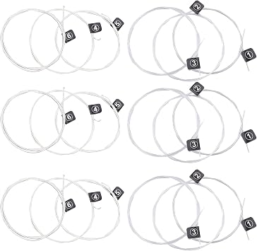 Classical Guitar Strings 3 Set, Nylon Silver Plated Wound