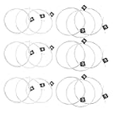 Classical Guitar Strings 3 Set 18pcs Nylon Strings for E-1st B-2nd G-3rd Nylon Cores Silver Plated Wound for D-4th A-5th E-6th()