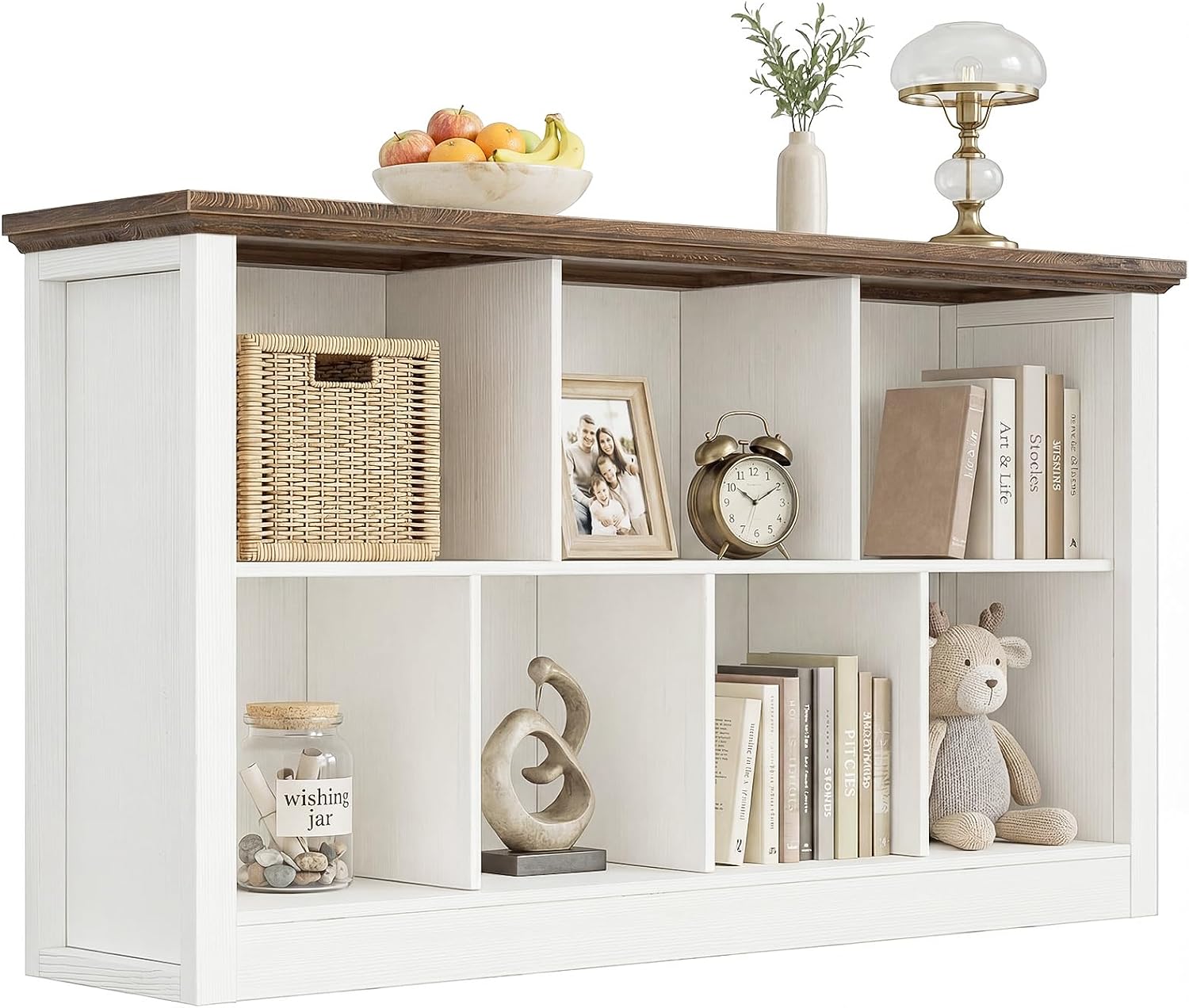 Unikito Cube Storage Organizer, Open Cube Bookshelf with Base