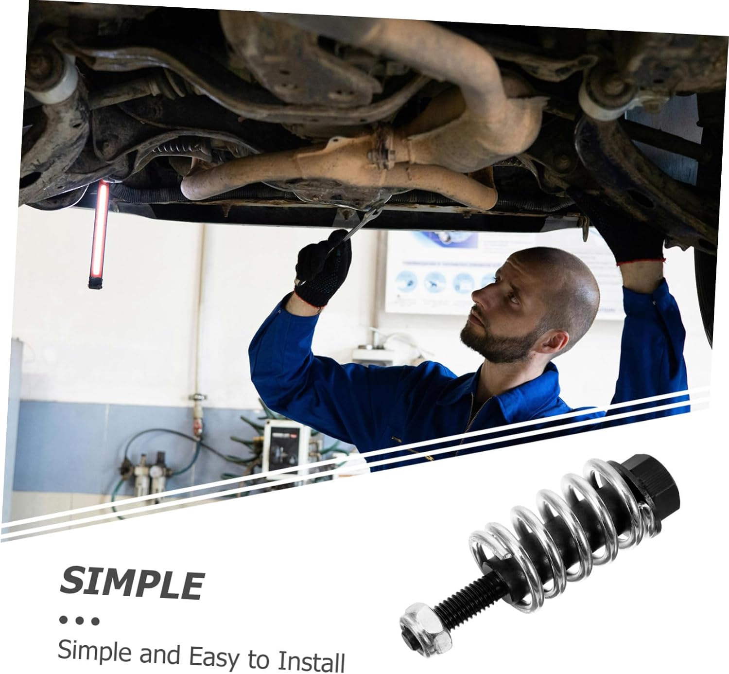 Manifold Hardware Kit for Systems Includes Bolts Springs Fit for Various Car Models Durable Easy to Install Enhances Aesthetic Appeal
