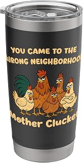 Funny Chicken Humor for Farmers and Homesteaders Stainless Steel Insulated Tumbler