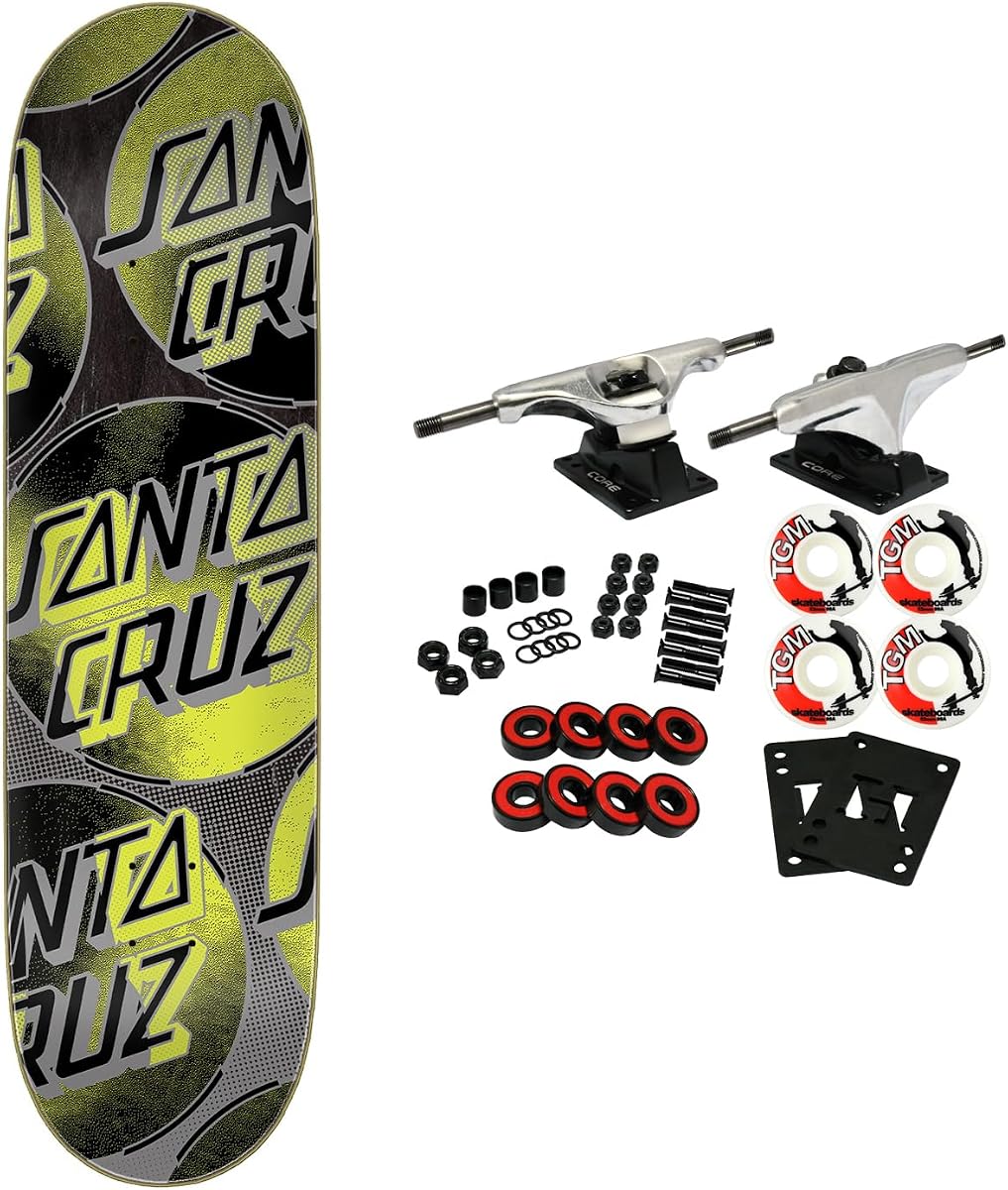 Santa Cruz Skateboard Complete Acid Cloud Dots 8.5" x 32.2"