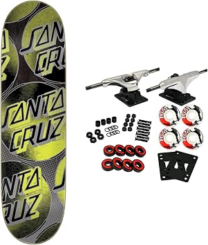 Santa Cruz Skateboard Complete Acid Cloud Dots 8.5" x 32.2"