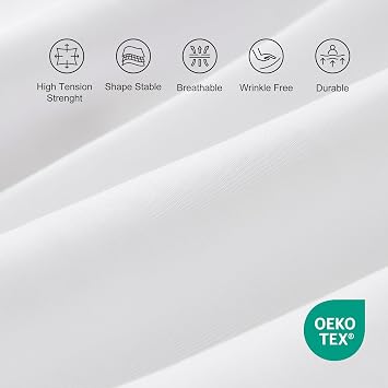 Sonive Super King Fitted Sheet, Breathable Bed Sheets Wrinkle-Resistant