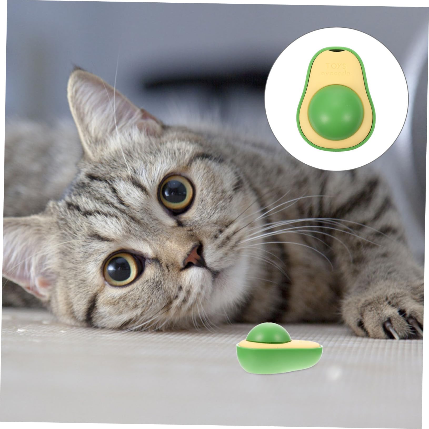 VANZACK 6stücke Katzenminze Spielzeug Für Katzen Avocado Katzenminze Bälle Für Kätzchen Zahnpflege Fördert Gesundes Und Einsamkeit