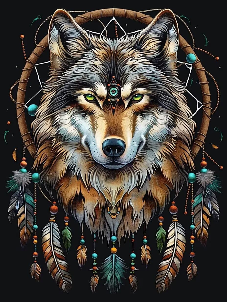 Wolf Puzzles for Adults 1000 Pieces,Wooden Puzzles-Family Fun Puzzles-Challenging and Fun Activity-Wild Animal Theme