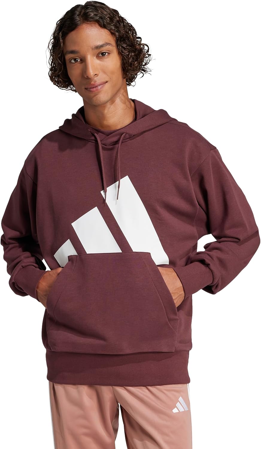 adidas mens Essentials Big Logo French Terry Hoodie