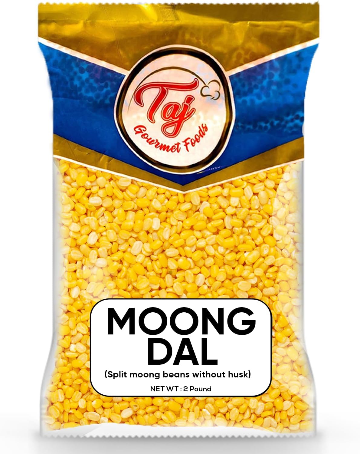 TAJ Moong Dal Mung Lentils, (2-Pounds)