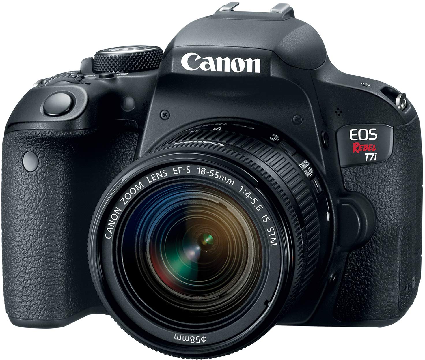 Canon EOS Rebel T7i US 24.2 Digital SLR Camera with 3-Inch LCD, Black (1894C002), view 2