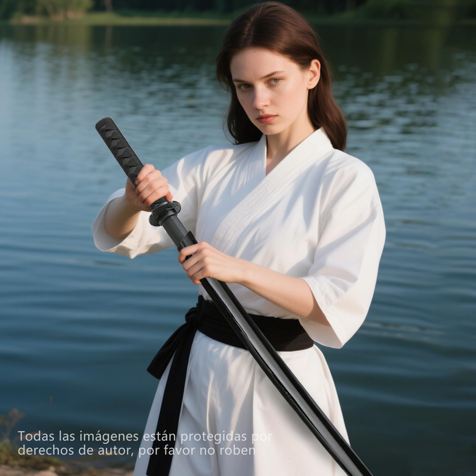 Patina Espada Japonesa de Madera con Vaina - Cosplay para, Estilo Samurai | Juego de rol cosplay Iaido Bokken