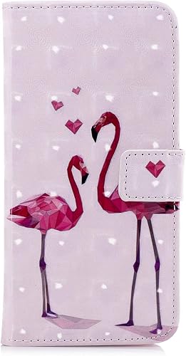 Huawei 2018 Caso Wallet Case Painted Pattern Series Leather Magnetic Smart Case Cover Stand Function Protective Sleeve Flip Holster  No 5 