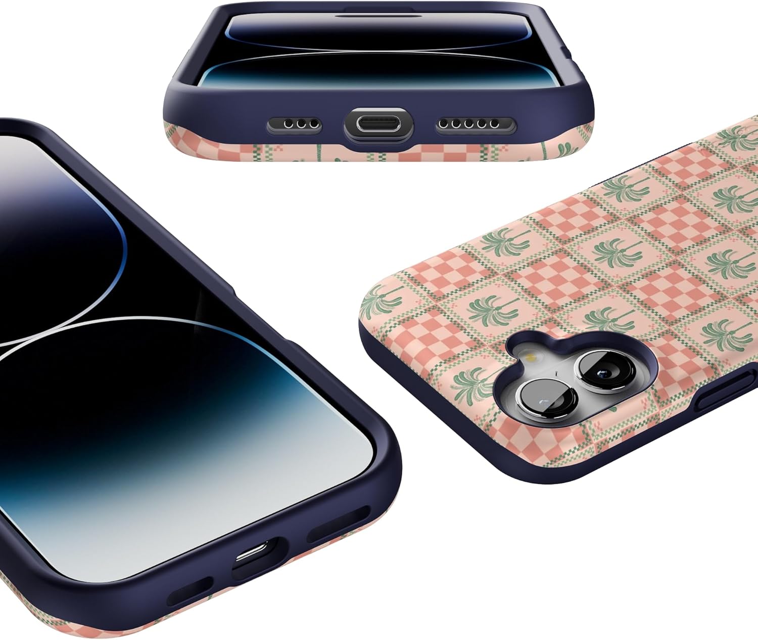 Casely iPhone 16 Case | The Social Club | Palm Beach | Bold Protective Design | Compatible with MagSafe