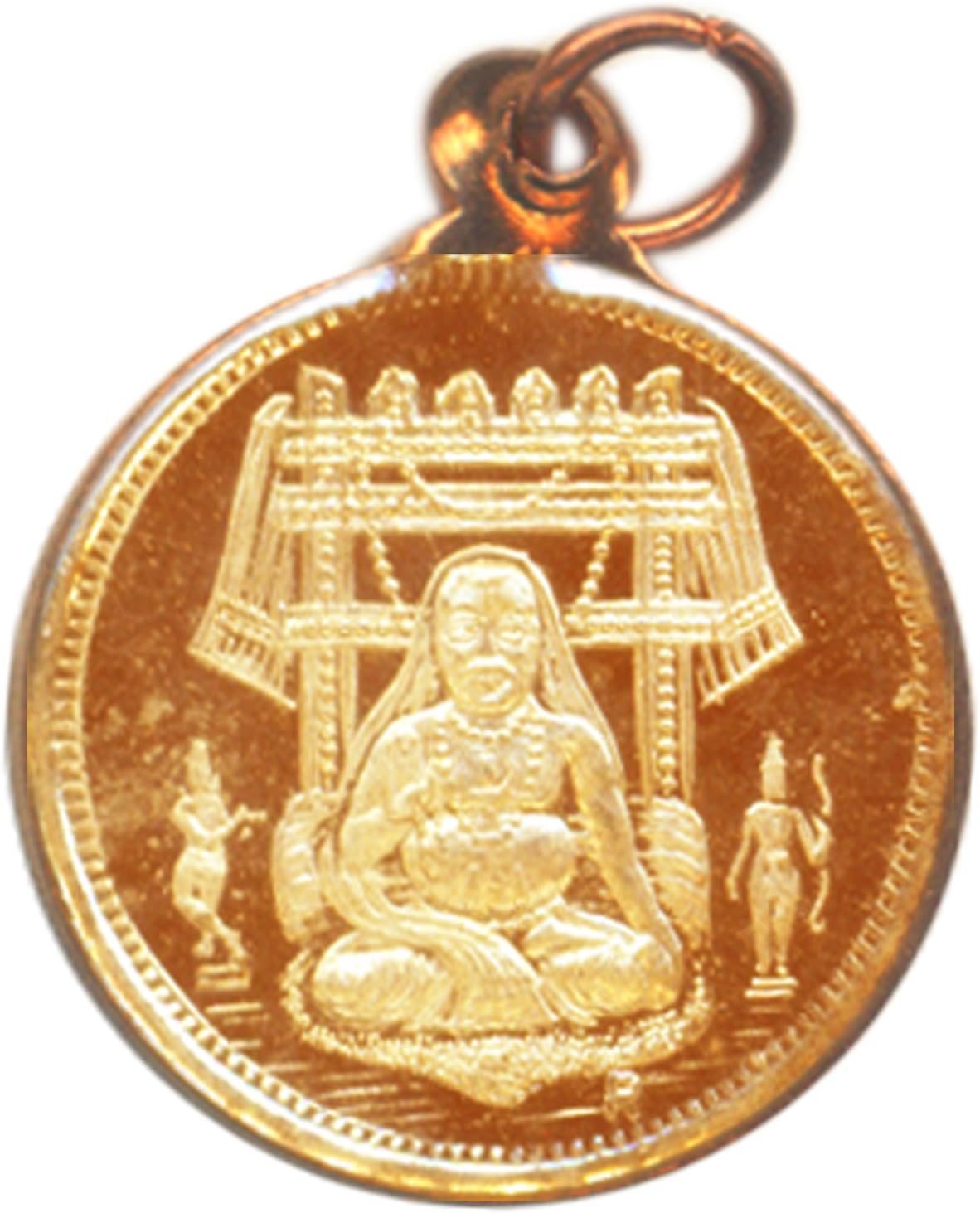 Guru Raghavendra Swamy Raghavendra Swami Copper Pendant Kavach