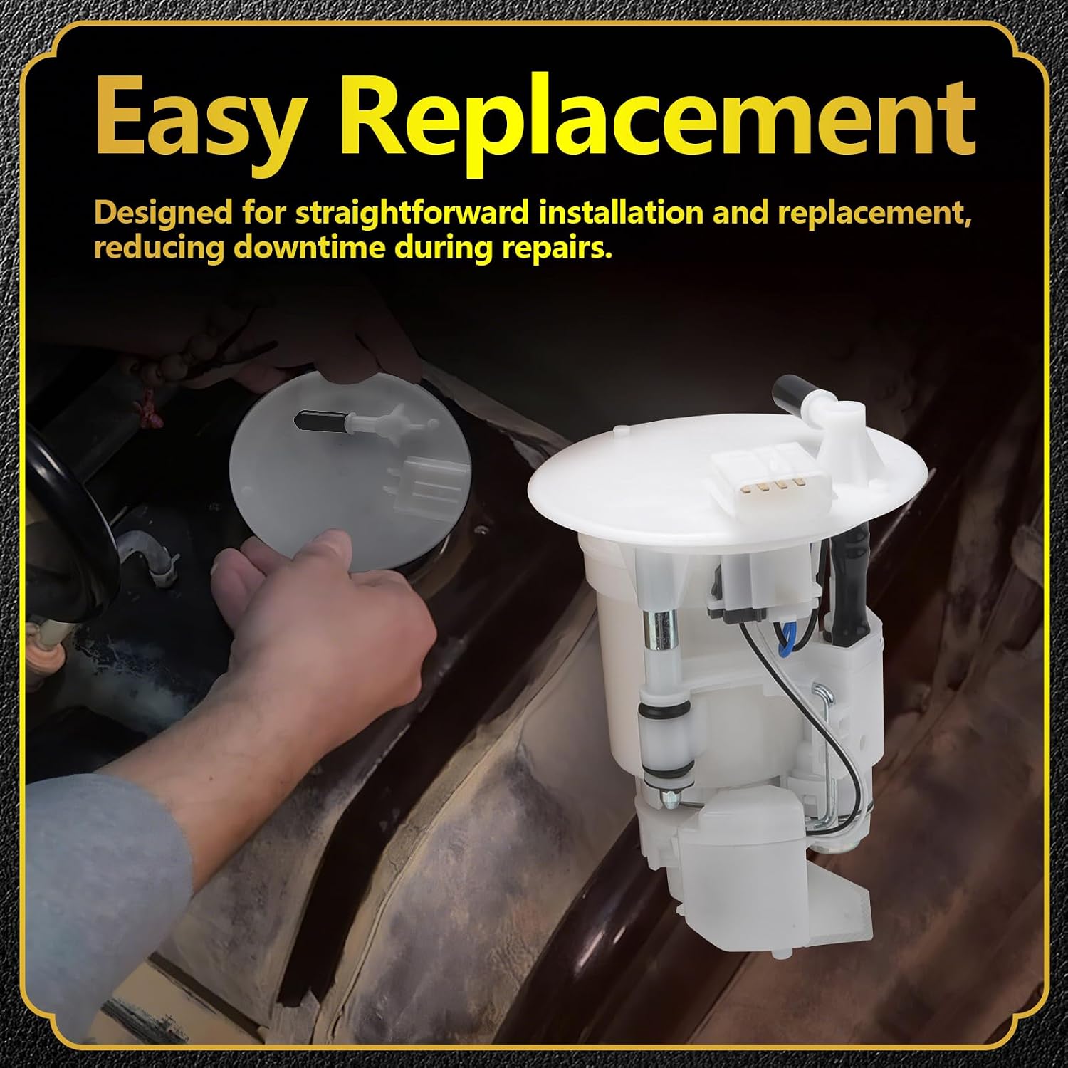Fuel Pump Module For Yamaha 2006-2020 Raptor 700, Raptor 700R, Raptor 700R SE, Replace OEM# 1S3-13907-00-00, 1S3-13907-01-00, 1S3-13907-02-00, 1S3-13907-11-00, 1S3-13907-13-00