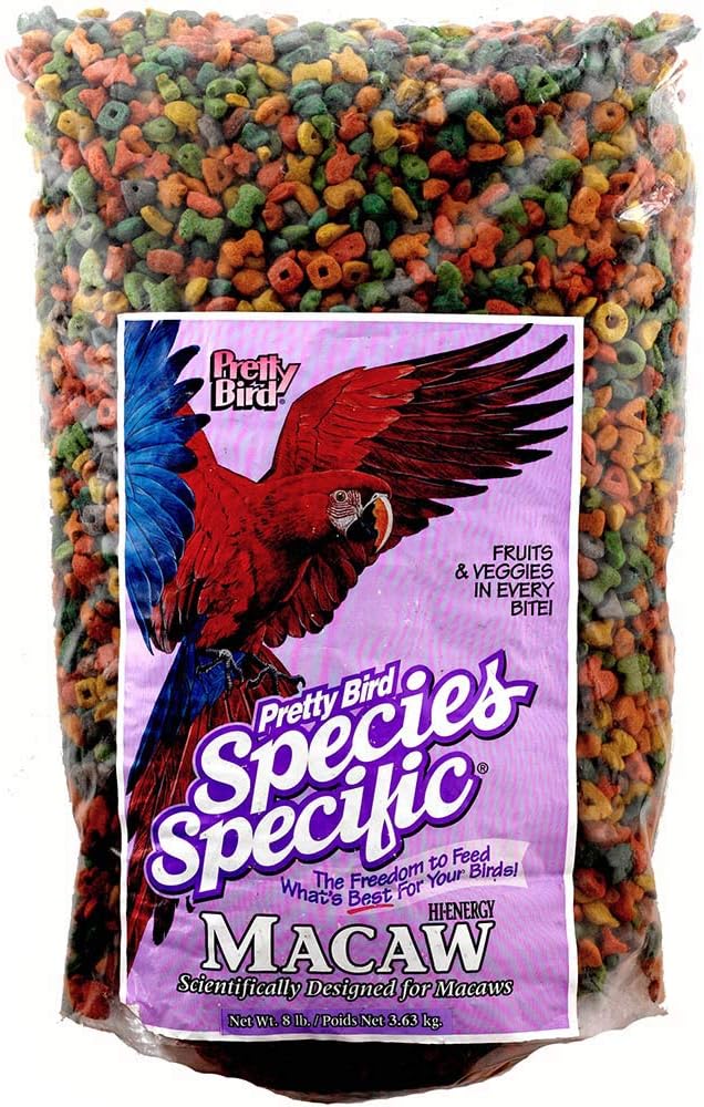 Pretty Bird International Bpb79310 Species Specific Hi-Pro Special Cockatoo And Amazon Food For Birds, 20-Pound