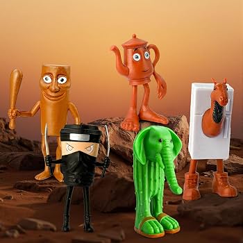 8Pcs Italian Brainrot Action Figures,Tralalero Travala Toy Set