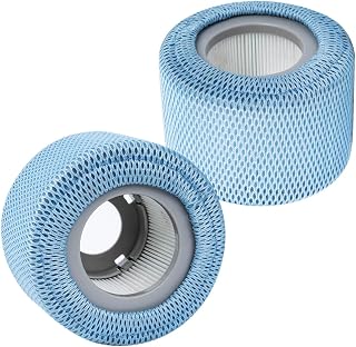 WuYan 2pcs Hot Tub Filters and 2pcs Mesh Cover for MSpa Inflatable Pools, Enhanced Version Filter Cartridge Pump Fit for MSPA All Current Hot Tubs