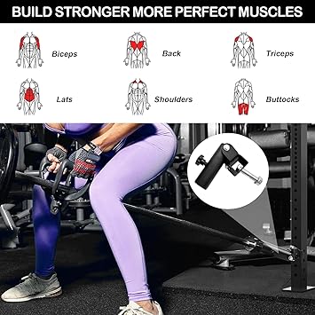 T Bar Row Platform Landmine Attachments, Accesorios para Minas Terrestres Giratorias De 360° Accesorios para Racks De Potencia Y Plataformas De Gimnasio Rack Musculación2