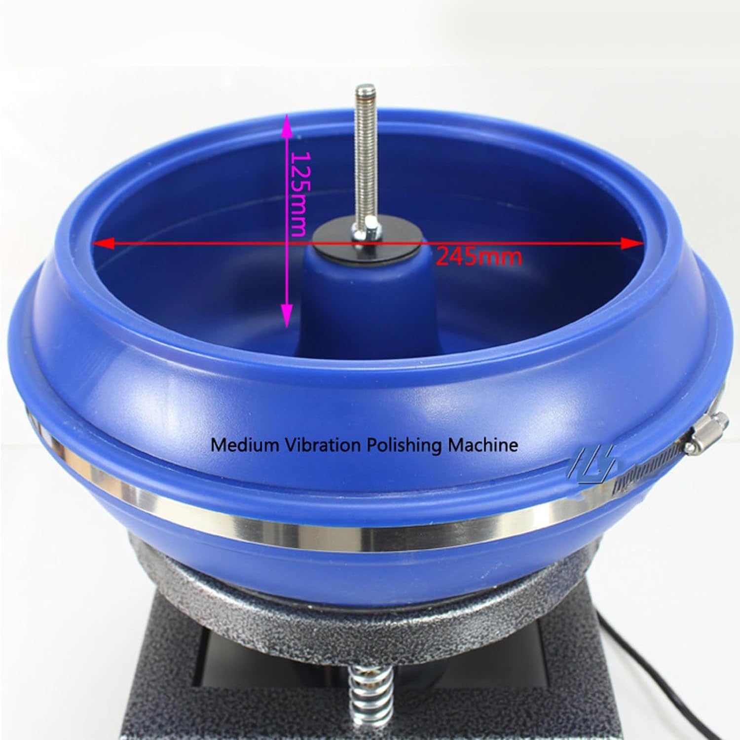 Jewelry Making Polishing Tools 12 Inch Vibration Polisher Jewelry Tools Equipment Vibration Tumbler for Jade Agate Metal Objects Jewelry Vibration