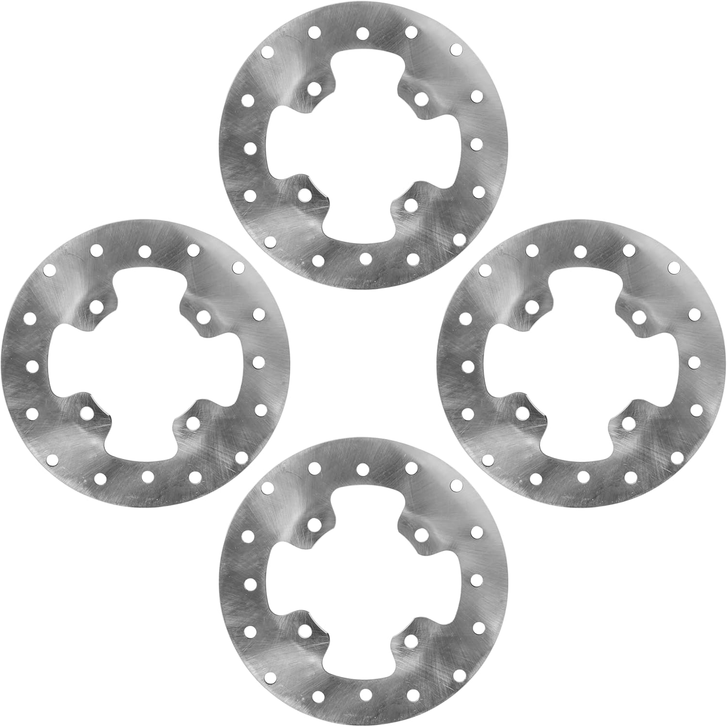 Caltric Front and Rear Left and Right Brake Disc Rotor Compatible with John Deere RSX850 XUV590 M166762 Qty4
