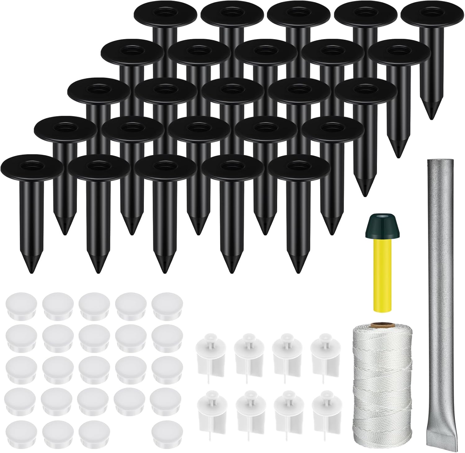 1 Set Soccer Field Marking Kit Athletic Field Layout Systems Kits for Football, Baseball, Soccer & Other Sports Supplies, Perfect for Striping Straight Lines