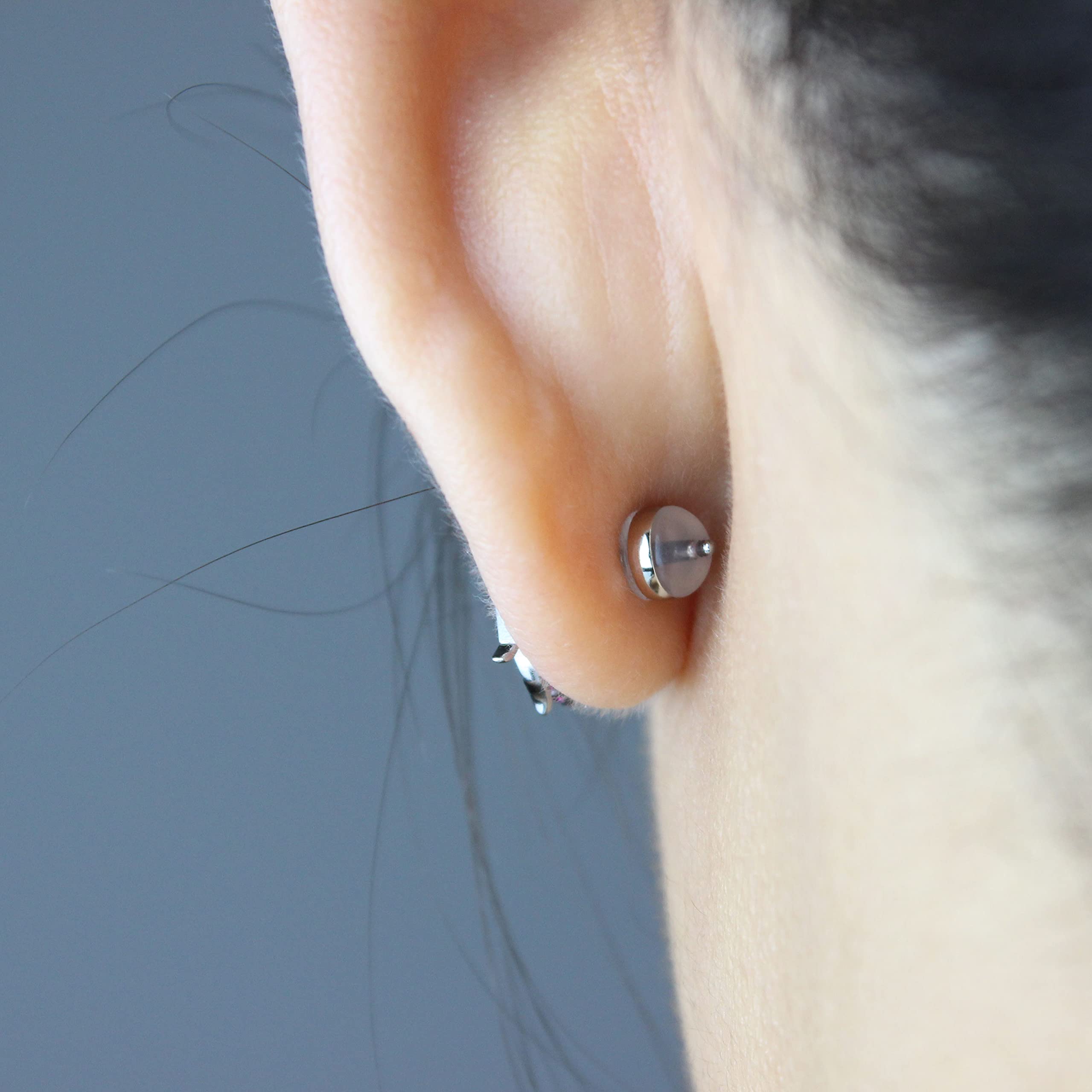 500 Fermoirs De Boucles D'Oreilles En Silicone Transparents - Dos De Sécurité Universel, Lot De Remplacement