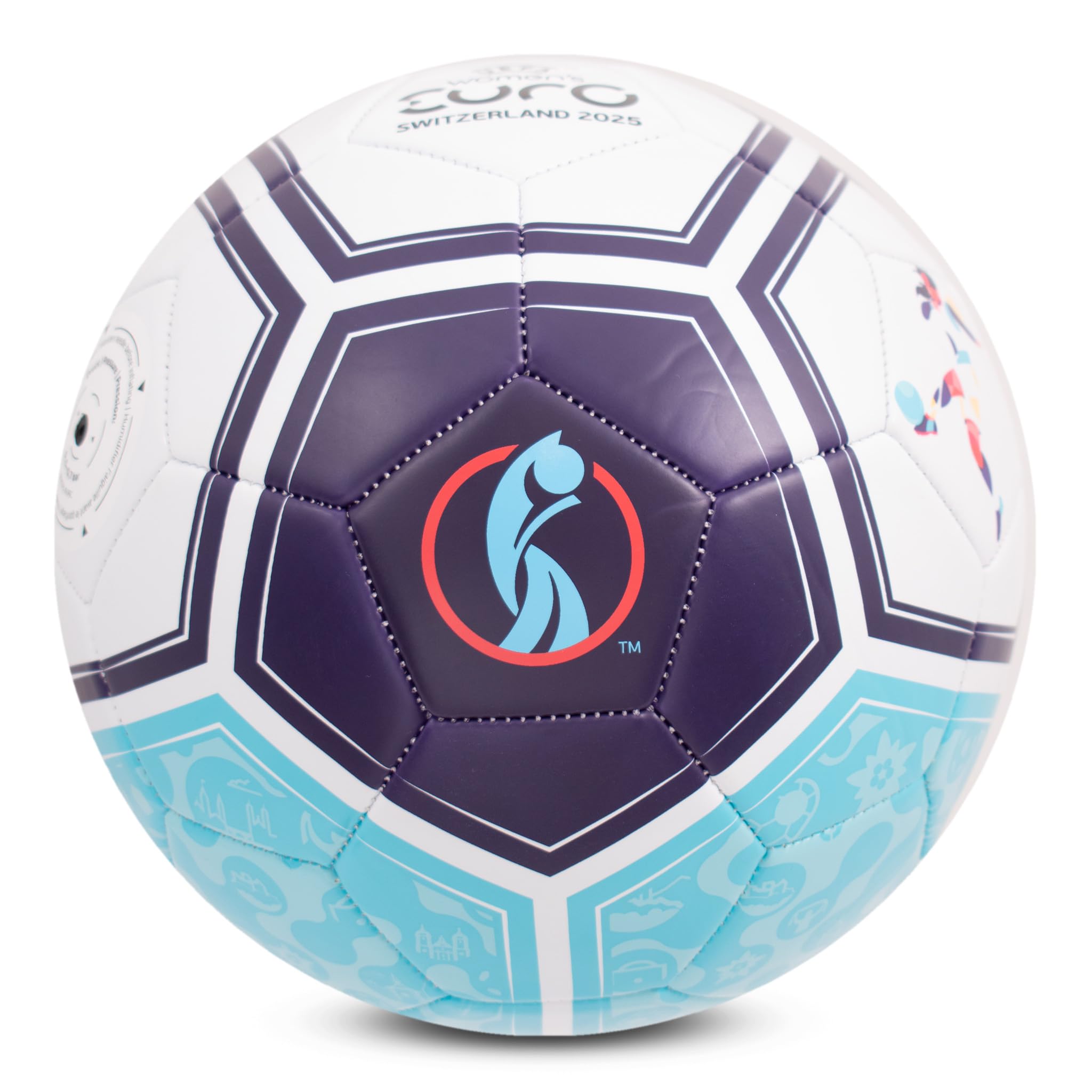Hy-Pro Officailly Licensed UEFA Womens Euros 2025 Size 5 Football