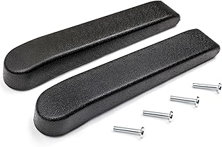 Mobility Scooter Replacement arms,L260MM,Travel Scooters,Mobility Scooter,Replacement Left & Right Armrest Pad,W/Hardware,Polyurethane,1Pr,Black