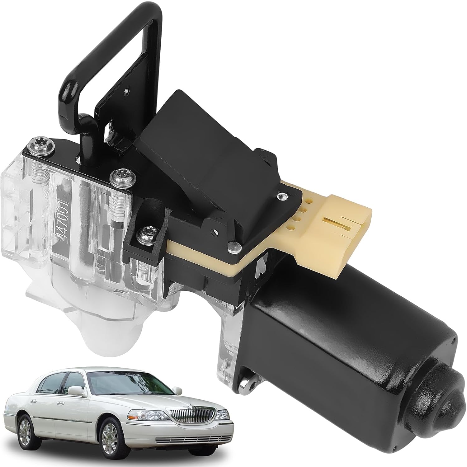 747-002 Trunk Pull Down Motor, Compatible with Lincoln Town Car 1994-2002 and Continental, Trunk Lid Tailgate Pull Down Release Motor Actuator Replace#F6VZ54432A38AA