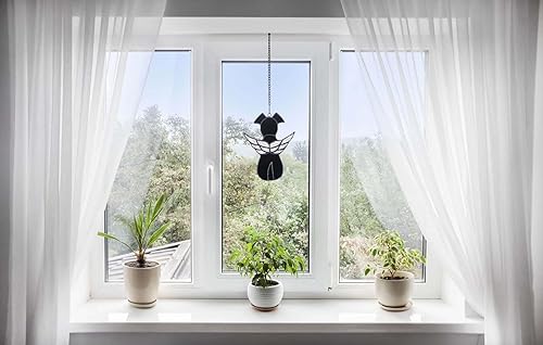 Miniatura 7 de Regalos conmemorativos para mascotas para perros, vitrales colgantes, regalo conmemorativo para perros de vitrales, gesto de condolencia de corazón