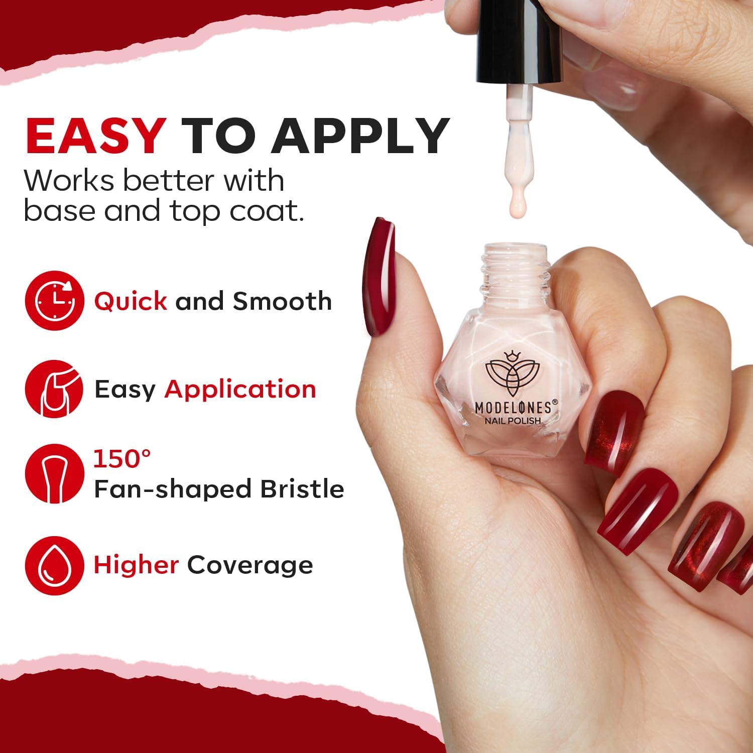 Modelones Nail Polish Nude Quick Dry Nail Polish Remover Finger Nail Glue Remover Bulk Manicure Diy Nail Art Home Salon Gift For Women Girl