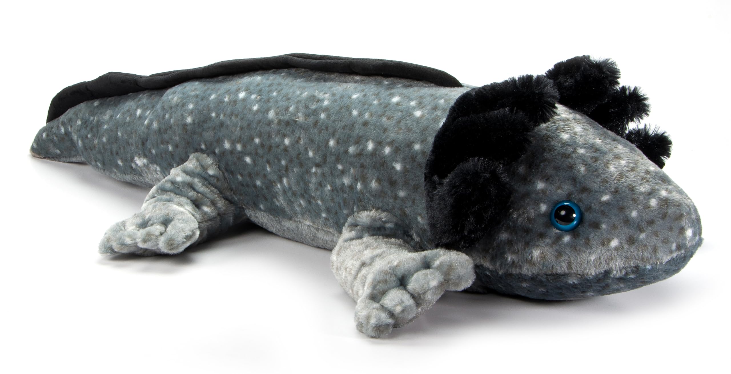 The Petting Zoo Black Axolotl Stuffed Animal Plushie Gifts for Kids Wild Onez Sealife Animals Salamander Plush Toy
